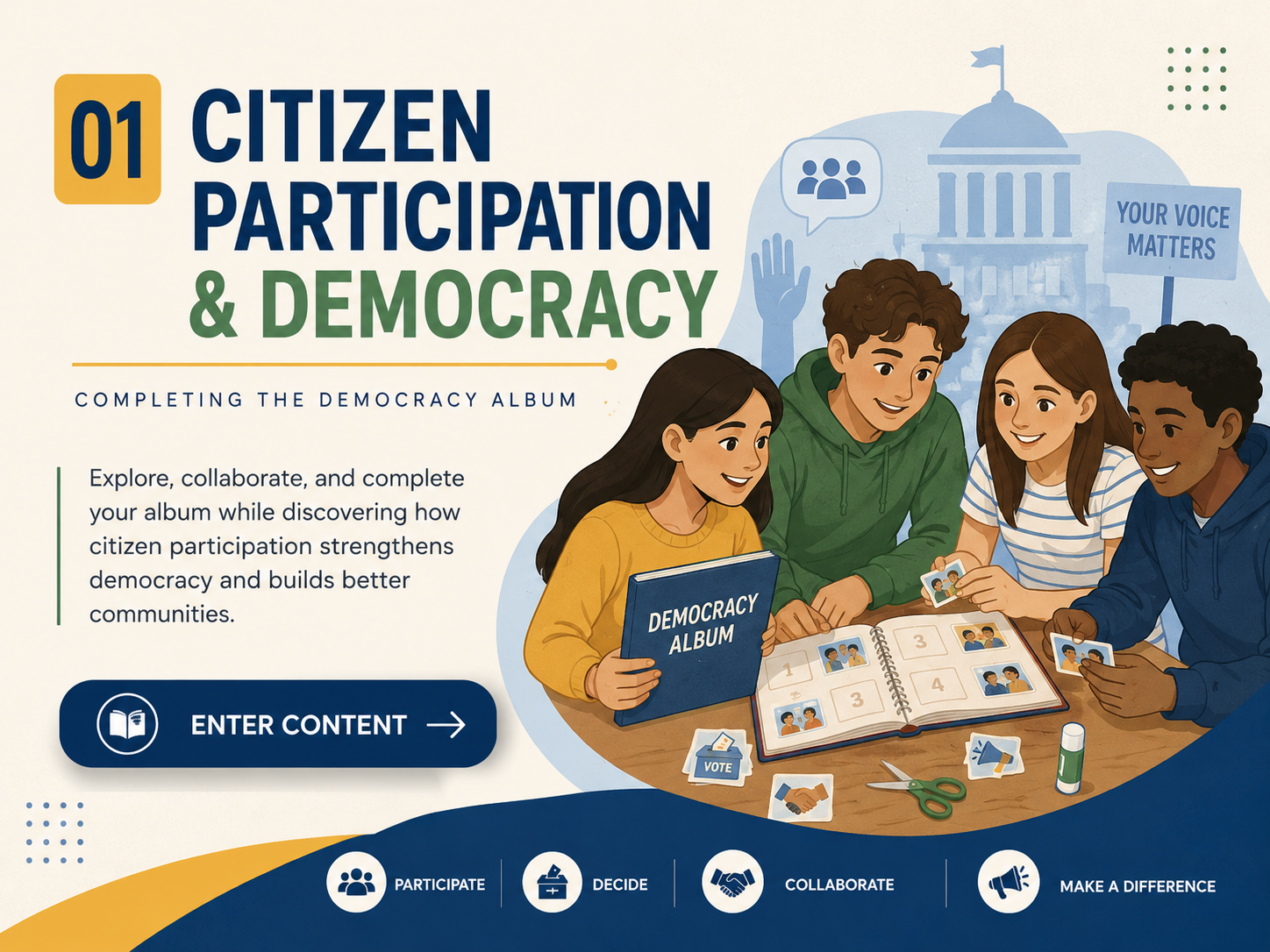 DEMOCRACY AND CITIZEN PARTICIPATION *EN INGLÉS